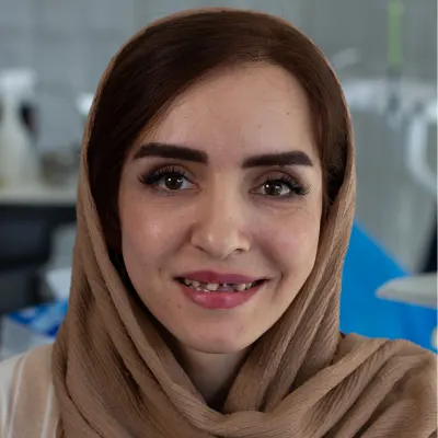 قبل از درمان دندان ایمپلت-بعد از جراحی